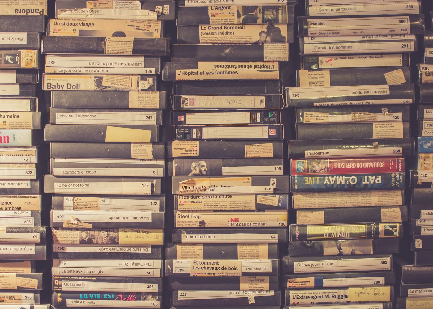 Cassettes vidéo VHS à numériser